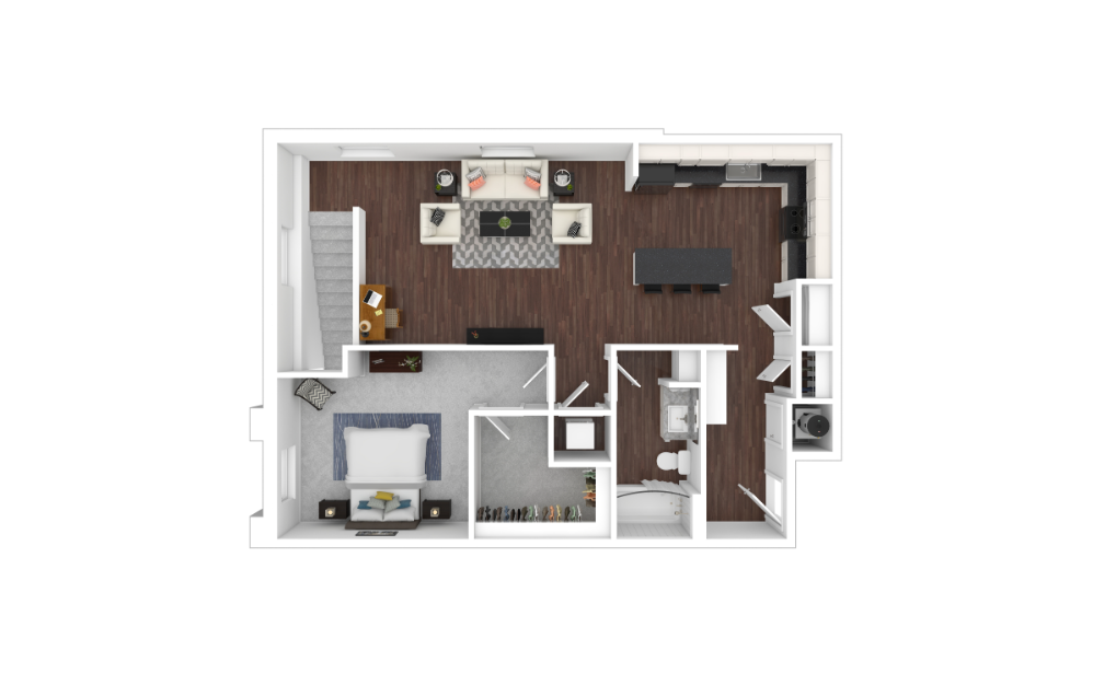 3D Apartment Floorplan